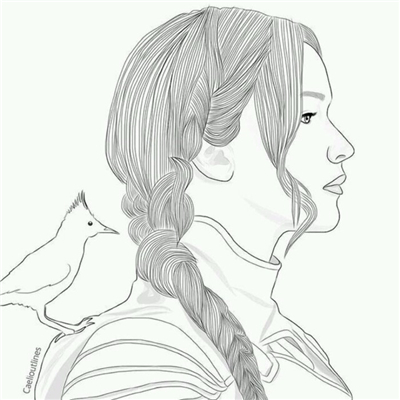 女生霸气酷帅素描头像高清大图