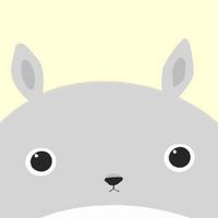 露半截头卡通头像可爱萌动物图片