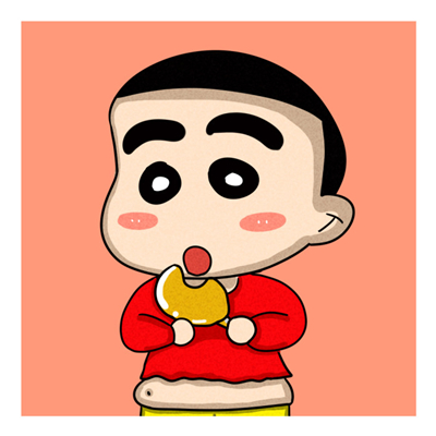 卡通人物吃饼干头像可爱动漫
