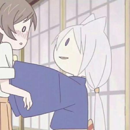 唯美简约情侣头像卡通