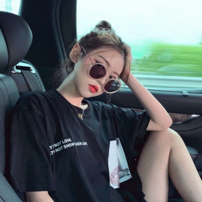 高清侧脸女生头像图片