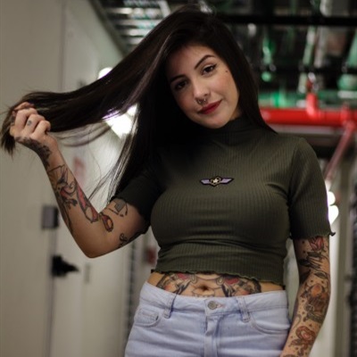 女头纹身霸气头像图片