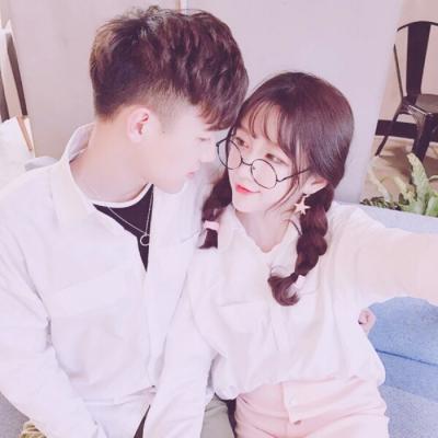 好看小清新情侣yy头像一男一女