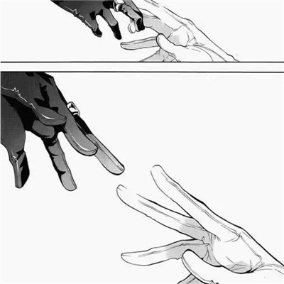 手部素描头像高清手控党最爱