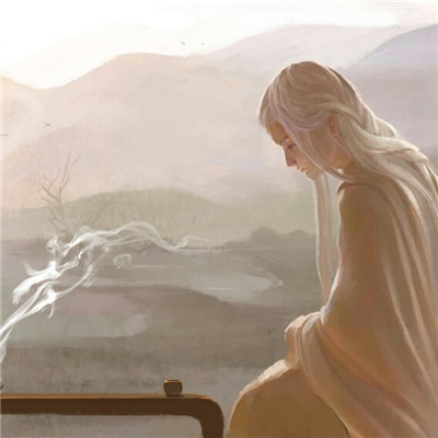 qq头像女生古风水墨唯美高清图片