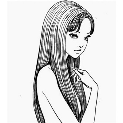 富江头像高清黑白头像