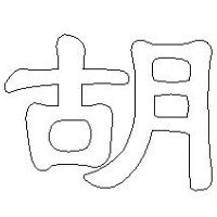 姓胡的图片文字头像