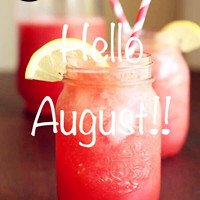 8月你好英文头像