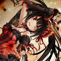 约会大作战时崎狂三高清动漫qq头像图片