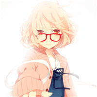 戴眼镜的动漫女生头像