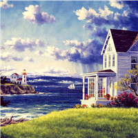 唯美手绘动漫风景头像图片