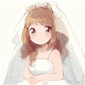 动漫婚纱头像