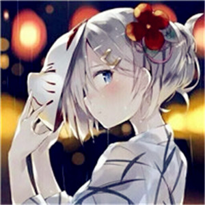 二次元日系和服女生头像,动漫头像图片