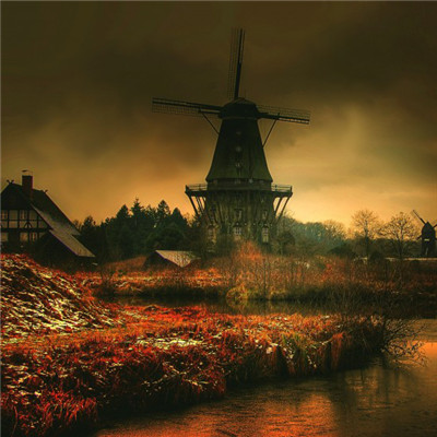 唯美风车头像意境