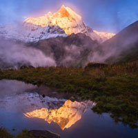 喜马拉雅山风景图片头像大全