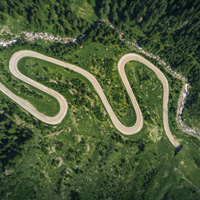 山路弯道风景头像