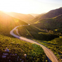 山路弯道风景头像