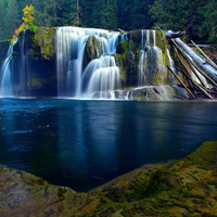 清澈的空氣自然山水風景頭像圖片