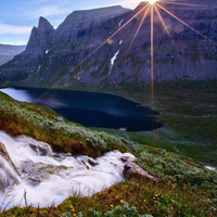 清澈的空气自然山水风景头像图片