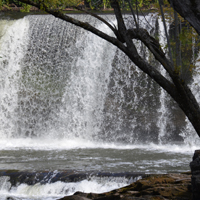 5k瀑布图片风景头像