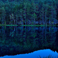 美轮美奂的水中倒影风景qq头像图片大全