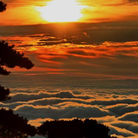 江西三清山朝阳风景头像