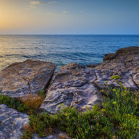大海海岸岸边风景高清qq头像图片