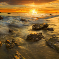 大海海岸岸边风景高清qq头像图片