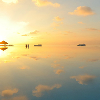 令人窒息的倒影风景图片头像