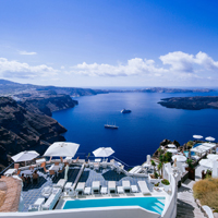 世界著名旅游胜地爱琴海风景头像图片