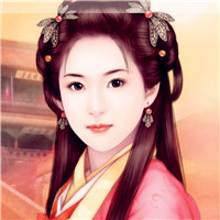 手绘古装美女头像图片