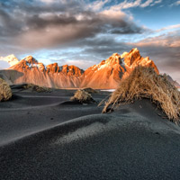 风景优美冰岛风景图片头像大全