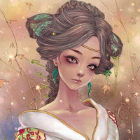 手绘古装美女图片头像