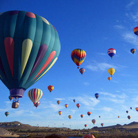 唯美热气球头像图片