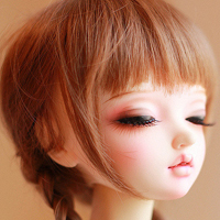 充满了忧郁伤心感的唯美3d芭比娃娃qq头像