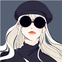 个性简约韩系手绘女生头像,卡通头像图片