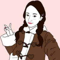 小清新手绘唯美女生插画头像