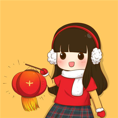 适合新年卡通头像女生
