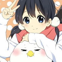 可爱天真的卡通小女孩头像图片