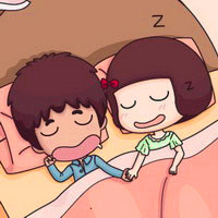 可爱经典麦拉风情侣头像一对