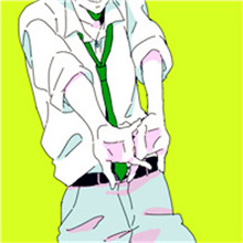 半身卡通男头像