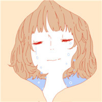 伤感哭的卡通女生头像