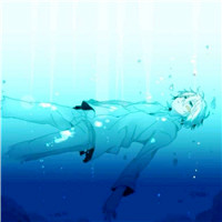 仰望星空的动漫卡通人物头像