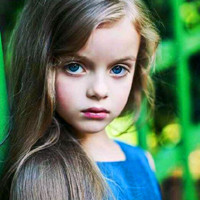 外国天真活泼超萌的可爱清纯小女孩儿头像图片