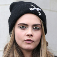 最亮眼模特新人卡拉迪瓦伊搞怪头像图片