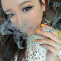 欧美非主流超拽女生叼烟霸气头像图片