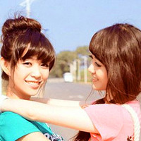 淘气可爱姐妹花头像一对的