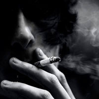 孤寂头像男抽烟图片