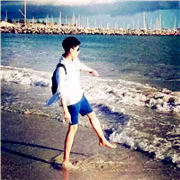 海边男生头像意境