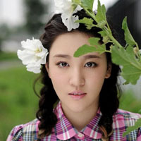 90后美女刘筱筱清新头像图片